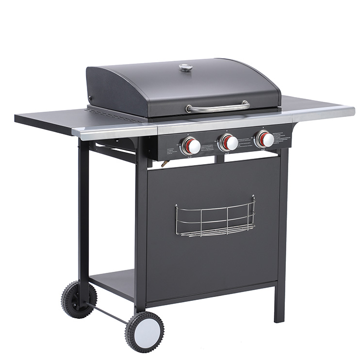 How to clean up oil stains from Gas Grill