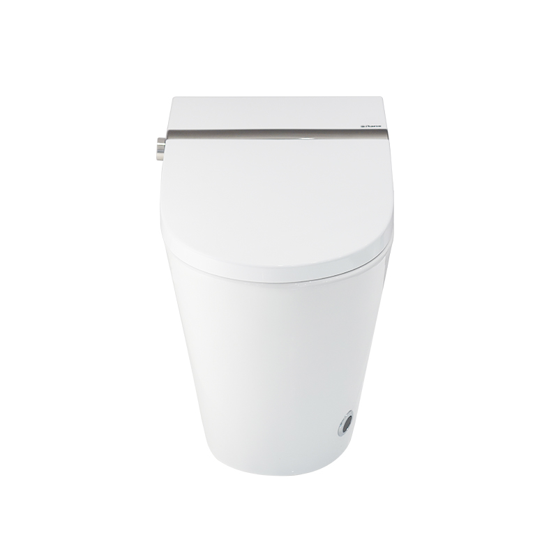 How do you flush an intelligent toilet?