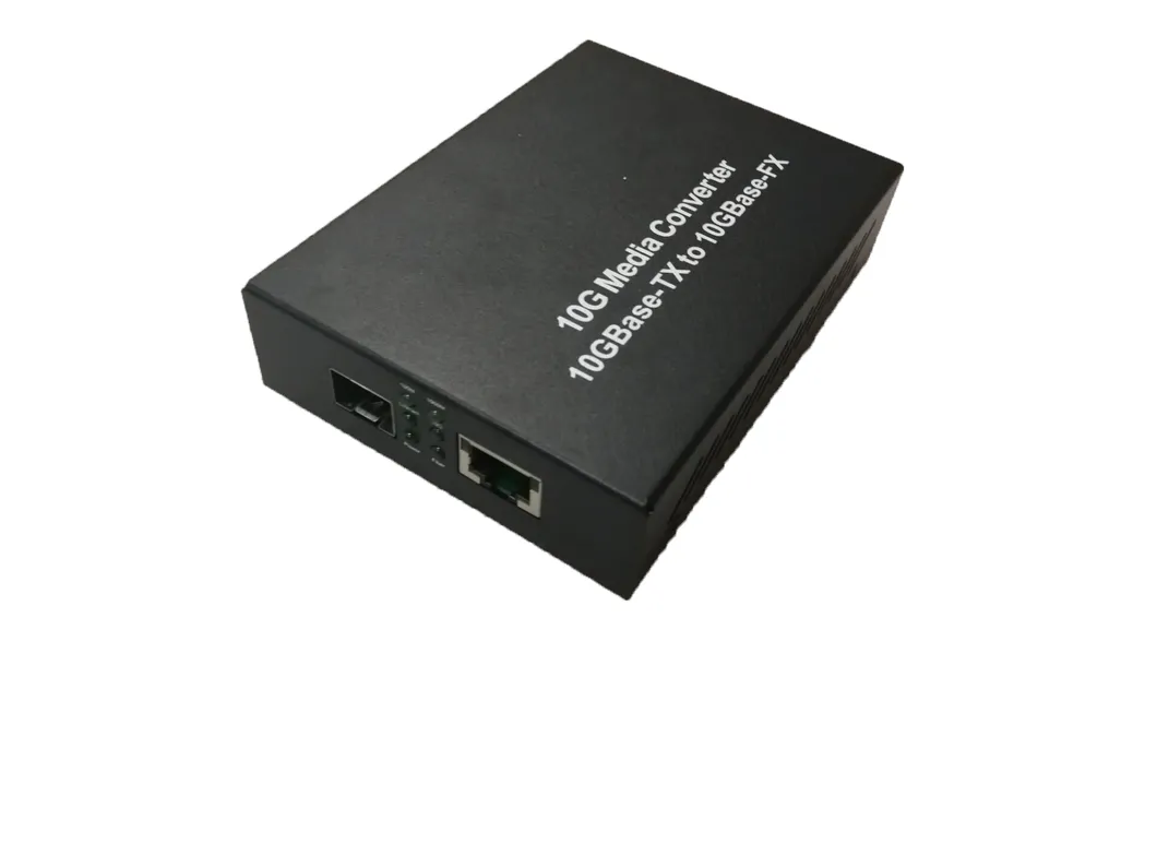 10g Unmanaged SFP Fiber Optical Ethernet Media Converter