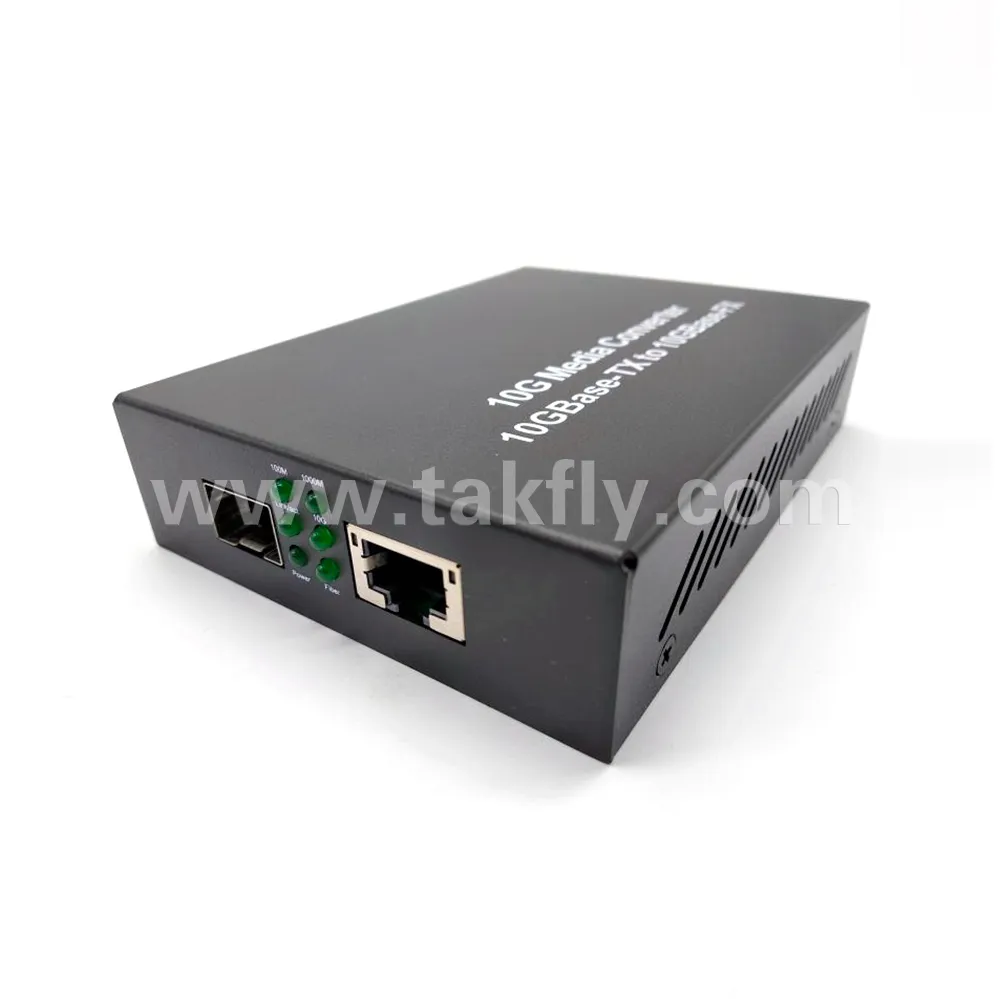 10g Unmanaged SFP Fiber Optical Ethernet Media Converter