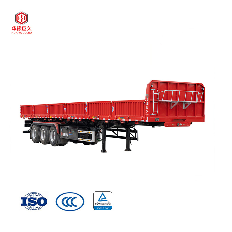 11-13m Optional Grain/Cargo Side Self Tipper Semi Trailer Truck