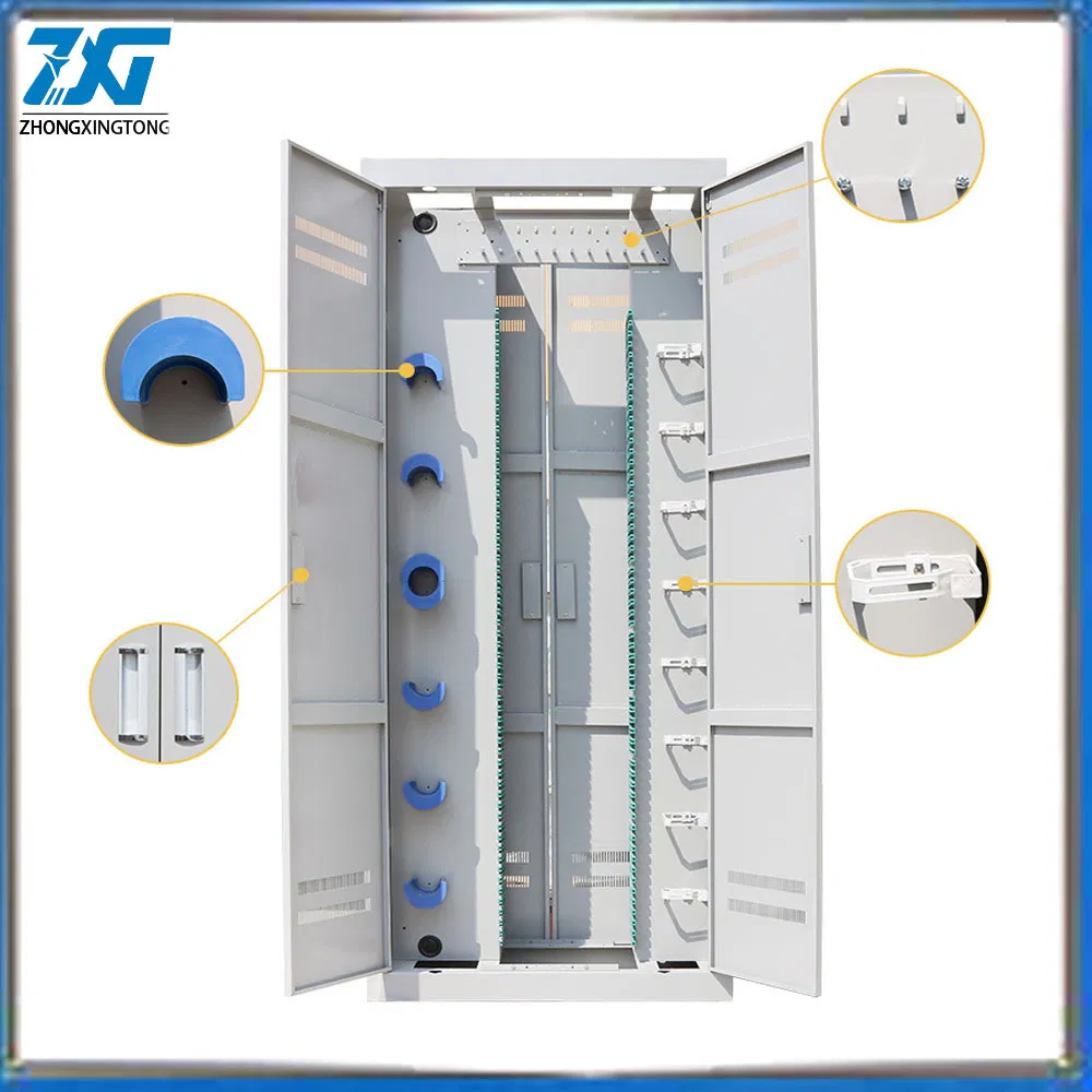 144 Cores Rack Mounted Fiber Optic ODF Patch Panel, ODF Optical Distribution Box