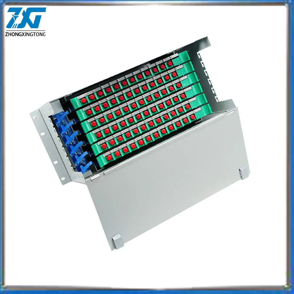 144 Cores Rack Mounted Fiber Optic ODF Patch Panel, ODF Optical Distribution Box