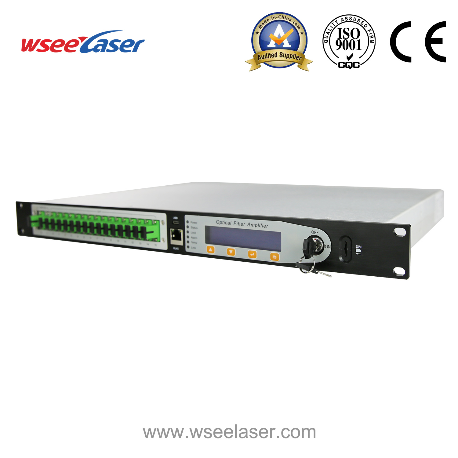 1550nm High Power Wdm 16 Port *23dBm 32dBm EDFA for CATV/Hfc/Pon