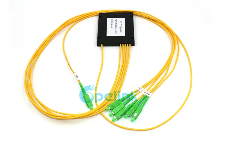 1X5 Sc/APC Fiber Optic PLC Splitter ABS Box 0.5m