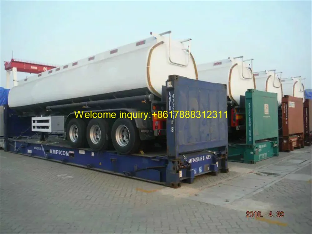 2 3 4 Axle 42000 Liters 3 Compartments Oil Tanker Semi Trailer