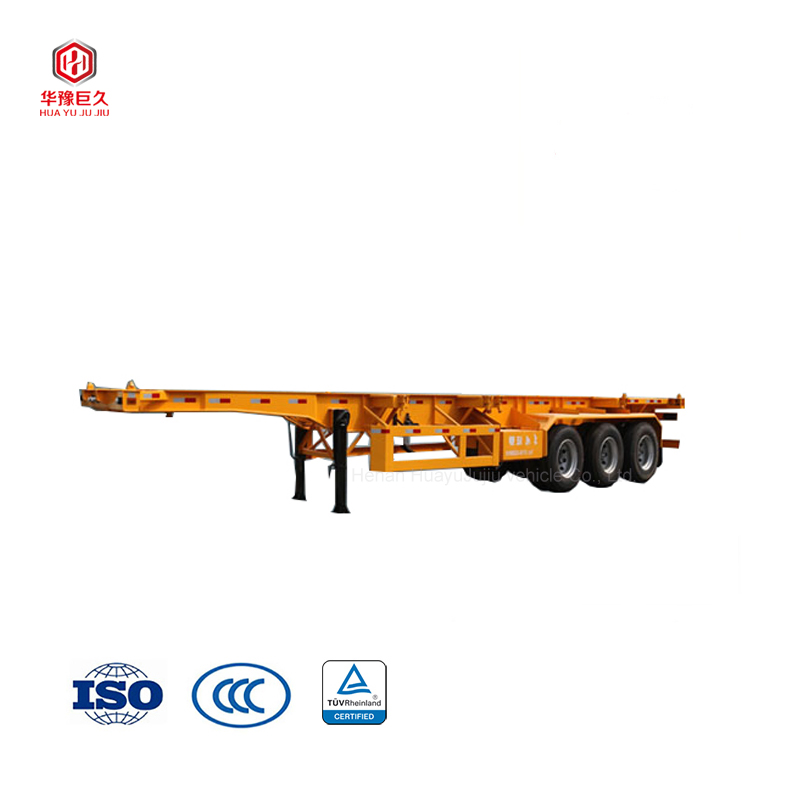 2/3 Axles 40FT Skeleton Semi Trailer for Container Transportation
