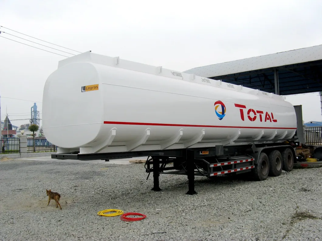 2 Axle/3 Axle 5 Compartments 42 Cbm Oil Tank Trailer 42000L Fuel Tank Trailer