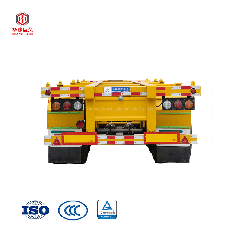 2 Axles 20FT/40FT Skeleton Container Trailer Gooseneck Skeleton for Transportation