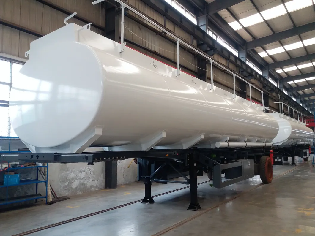 20000L 30000L 40000L 42000L 45000L /2axle/3axle/4axlecarbon Steel/Stainless Steel/Aluminum Alloy Tank/Tanker Semi Trailer for