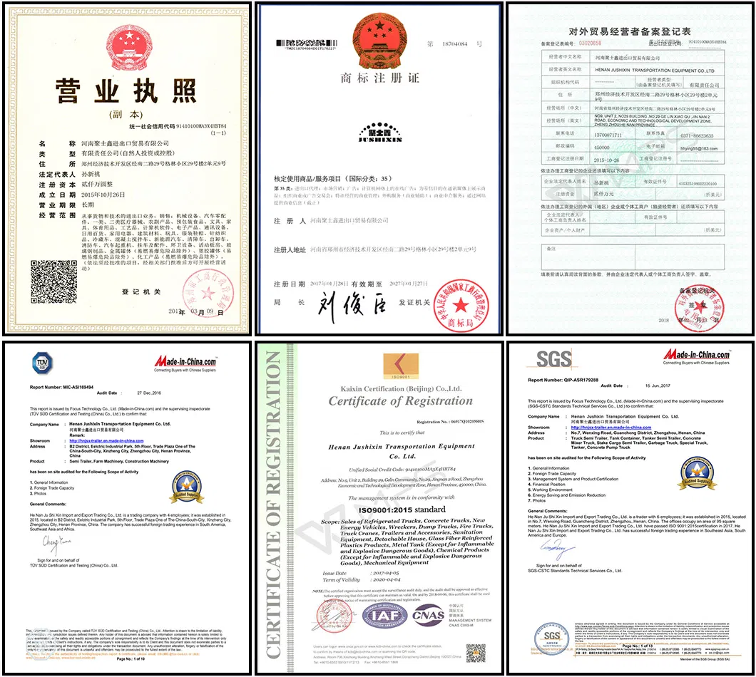 2019 Hot Sale 2/3axles 30-65cbm Powder Tank Semi-Trailer with Good Price