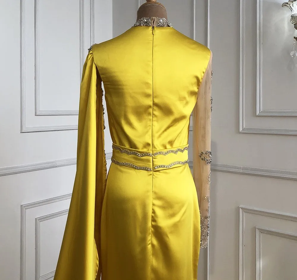2021 New Western Hot Selling Sequined Sex Beading Ball Dress Satin Evening Party Frock Bridesmaid Gowns Plus Size