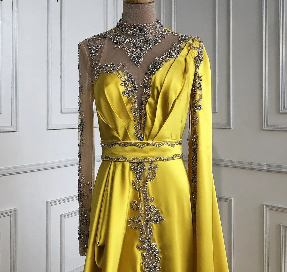 2021 New Western Hot Selling Sequined Sex Beading Ball Dress Satin Evening Party Frock Bridesmaid Gowns Plus Size