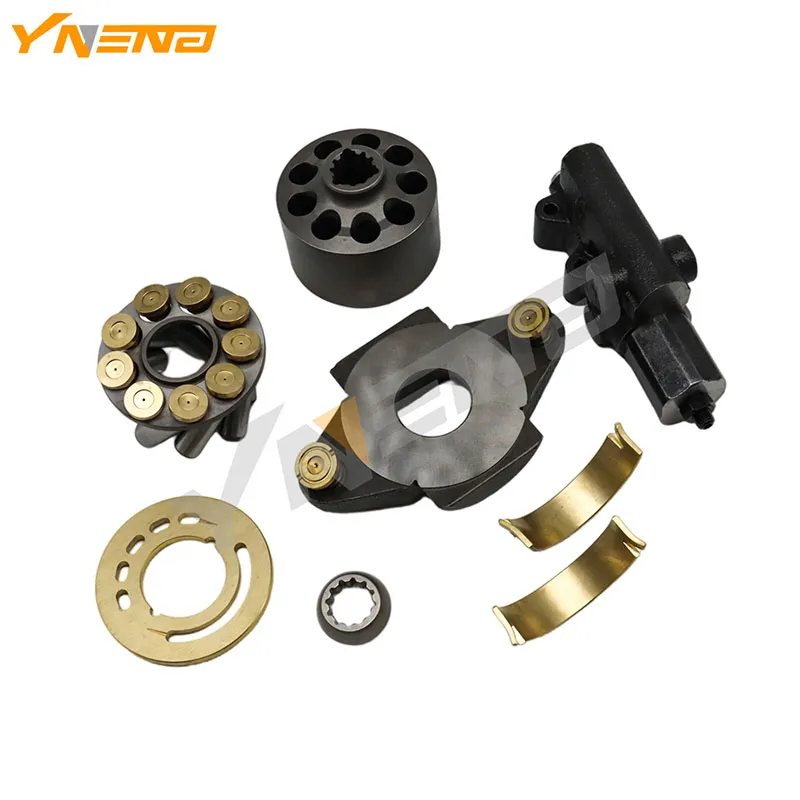 What are the parts of a hydraulic pump?