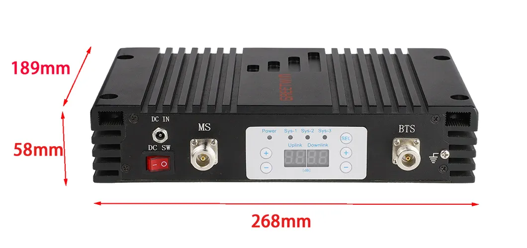 20dBm Lte700MHz+Lte2600MHz Dual Band Mobile 4G Signal Booster