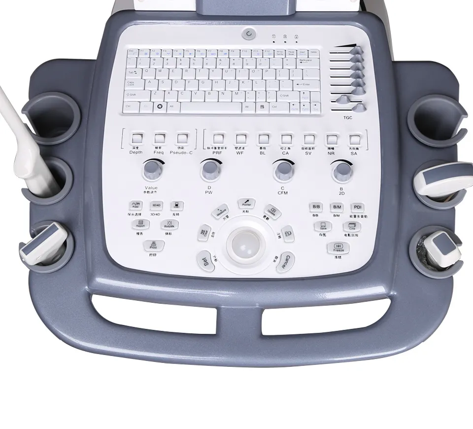 2D/3D/4D Portable Color Doppler Ultrasound Scanner