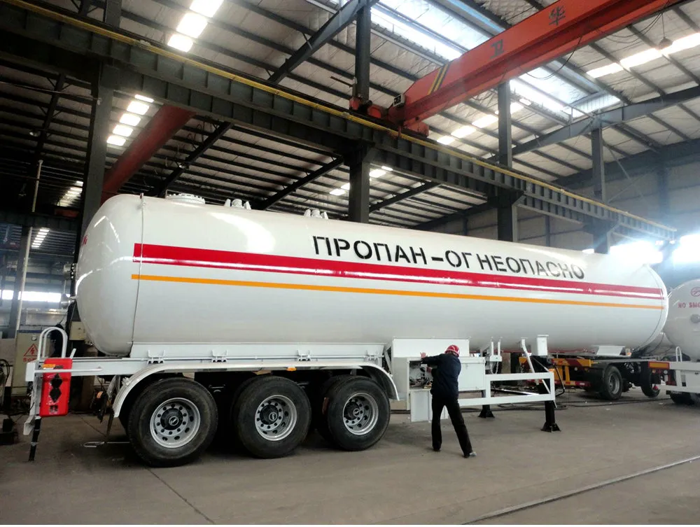 3 Axle 30 - 70m3 LPG Tank Semi Trailer Truck (Design as ASME ADR Tanker)