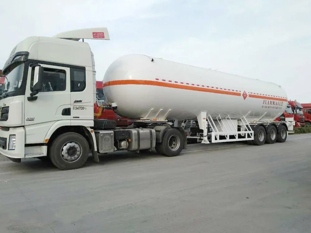 3 Axle 30 - 70m3 LPG Tank Semi Trailer Truck (Design as ASME ADR Tanker)