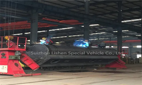 3-Axle 38000L Chemical Liquid Tank Semi Trailer for Corrosives