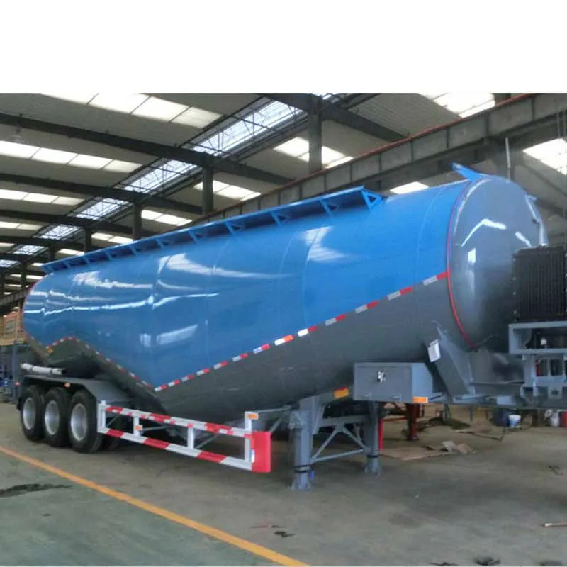 3 Axles 45cbm Cement Silo Tanker Truck for Concrete Batching Plant