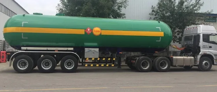 3 Axles 56000L LPG Tank Trailer