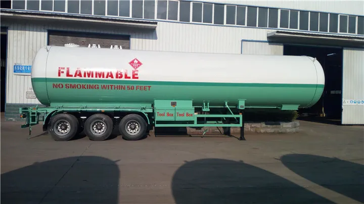3 Axles 56000L LPG Tank Trailer