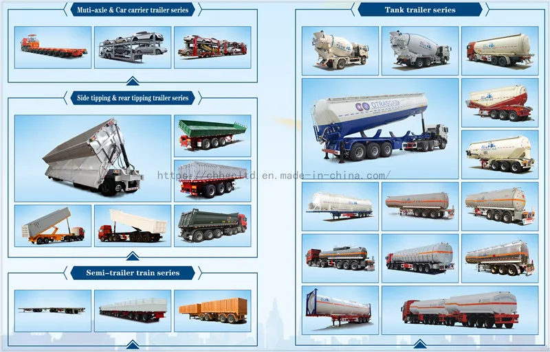 3 Axles Multi-Purpose Fence Stake Open up Truck Semi Trailers
