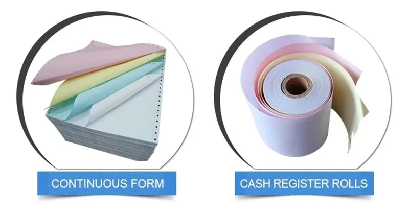 3 Ply Continuous Carbonless Computer Paper NCR Printing Paper Sheets