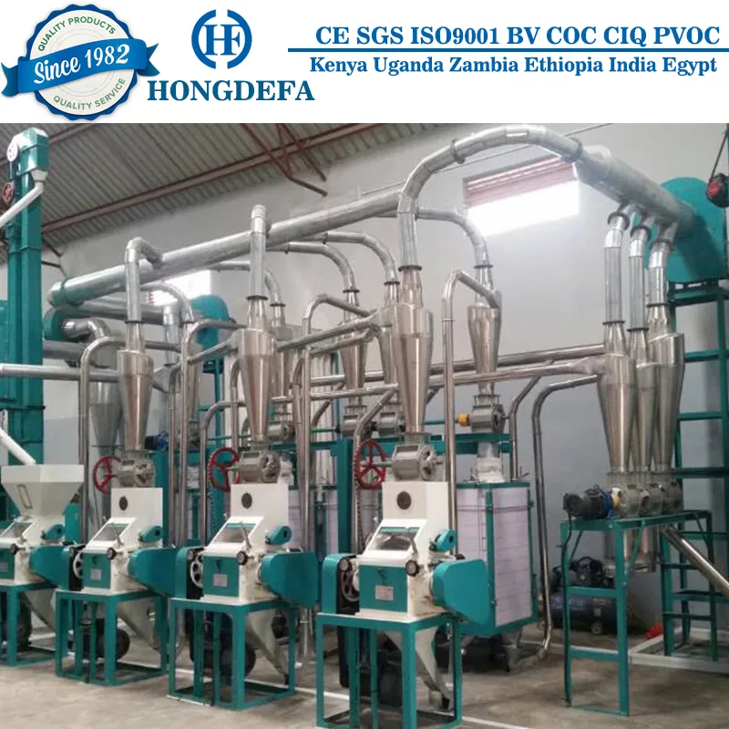 30t Per 24h Maize Flour Milling Production Line Machine in Zambia