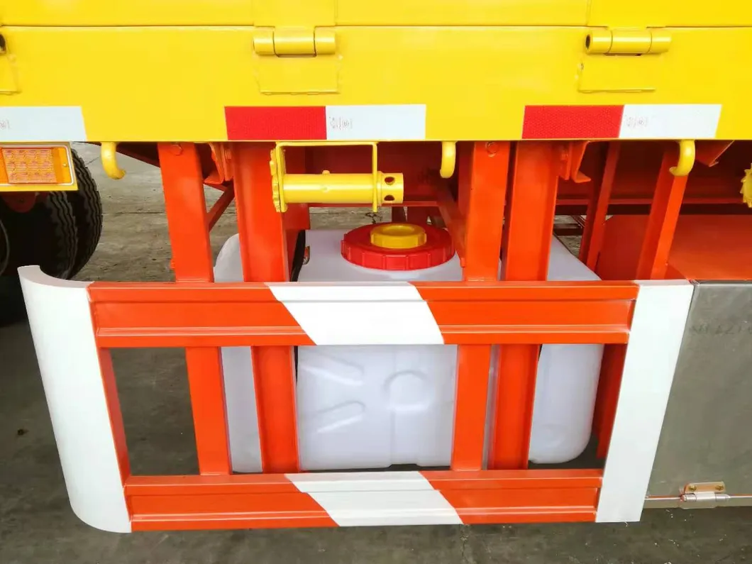 30t Steel Tri Axle/Two Axle Capacity Semi Full-Trailer for Cargo Transport