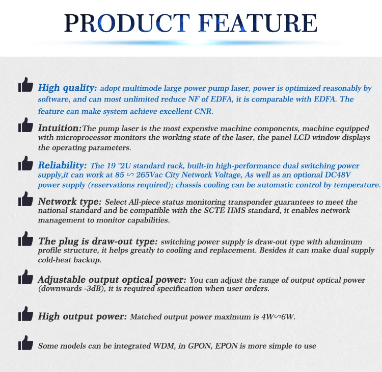 32 Port Fullwell CATV EDFA