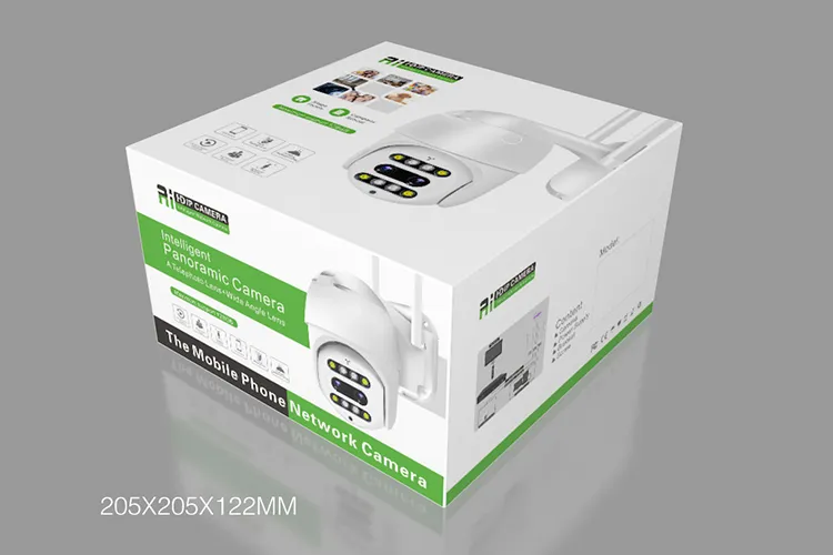 360 Degree 10X Electronic Zoom HD PTZ Camera Ai Smart Humanoid Tracking Camera H. 265 Onvif Outdoor CCTV Surveillance Camera Two Way Audio Day WiFi IP Camera
