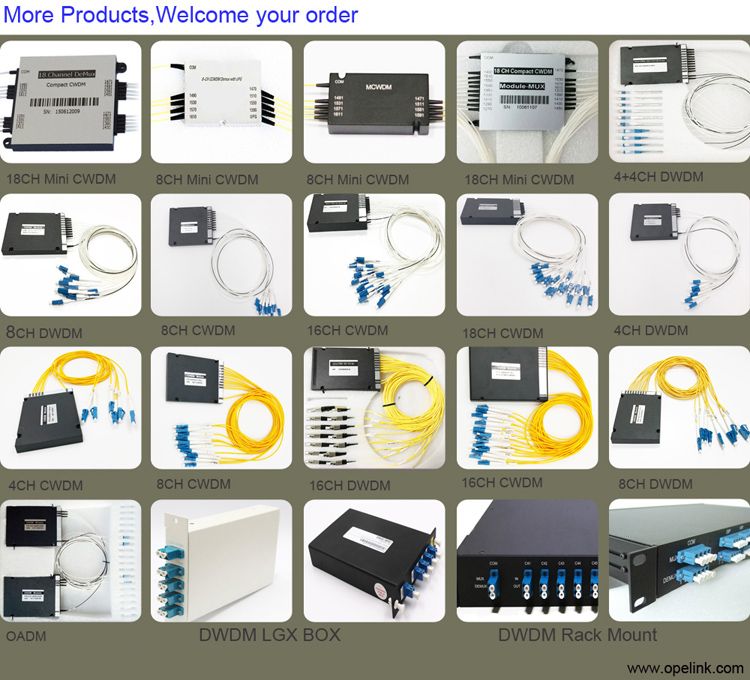 4+1CH 2.0mm LC/Upc ABS Box Mux/Demux Optical CWDM for Gpon Network