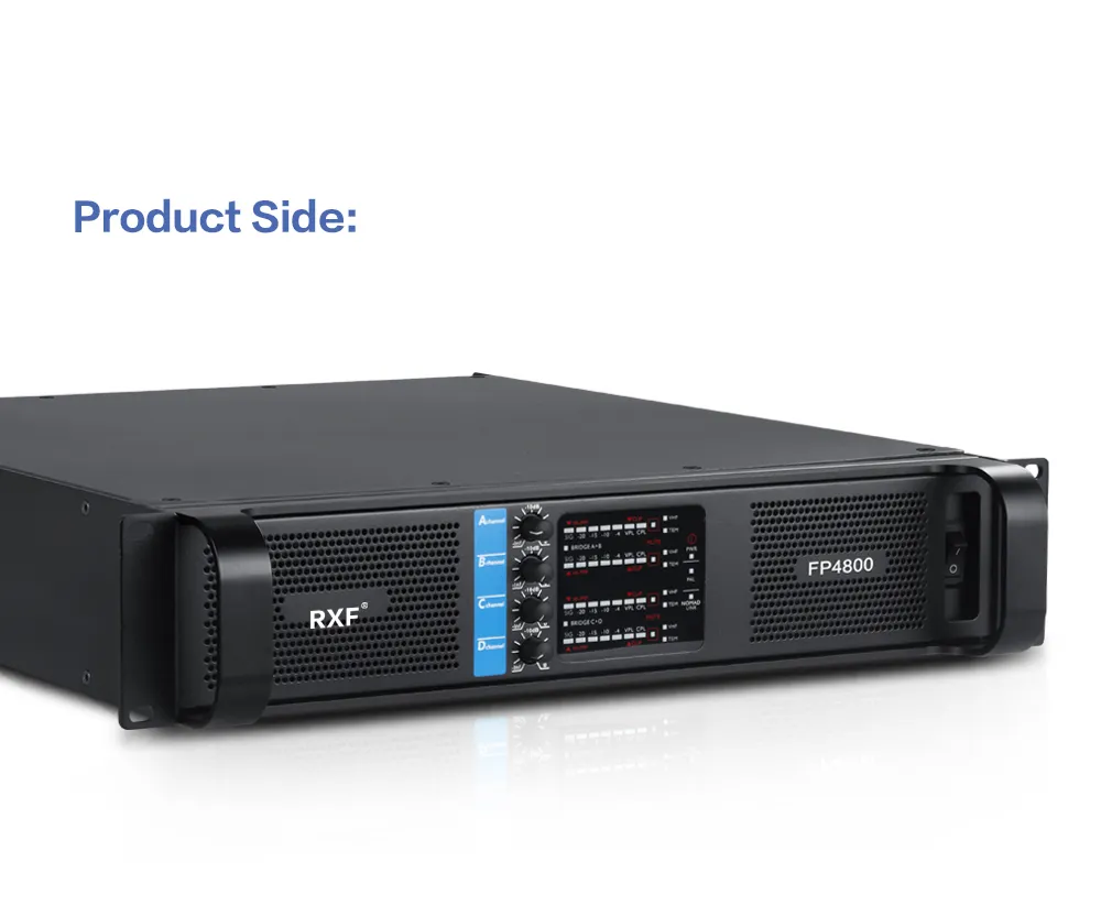 4 Channel Audio Amply Power Amplifier for PRO Audio Sound System