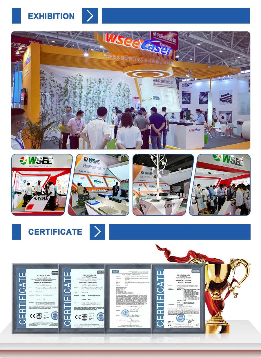 4 Way Output EDFA Optical Amplifier High Quality Low Price