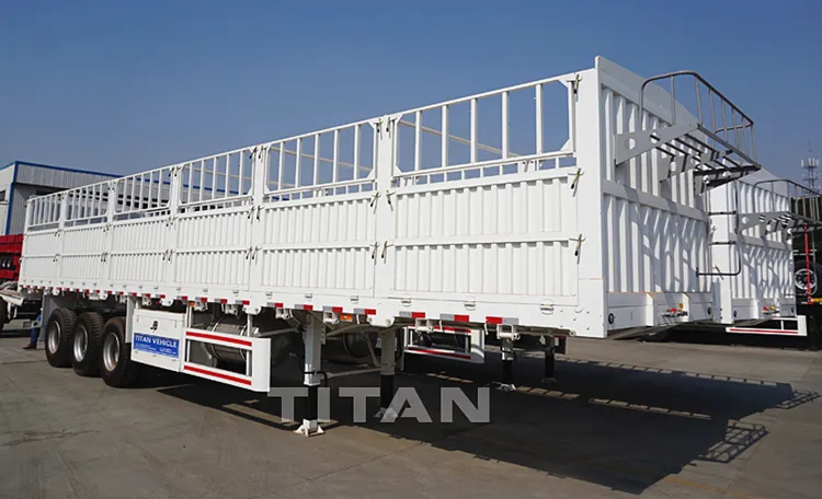 40FT Fence Container Transporting Livestock Semi Truck Trailer for Sale