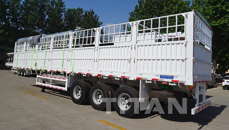 40FT Fence Container Transporting Livestock Semi Truck Trailer for Sale