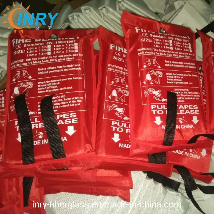 430G/M2 0.43mm Thickness Fire Resistant Emergency Survival En1869 Fire Blanket