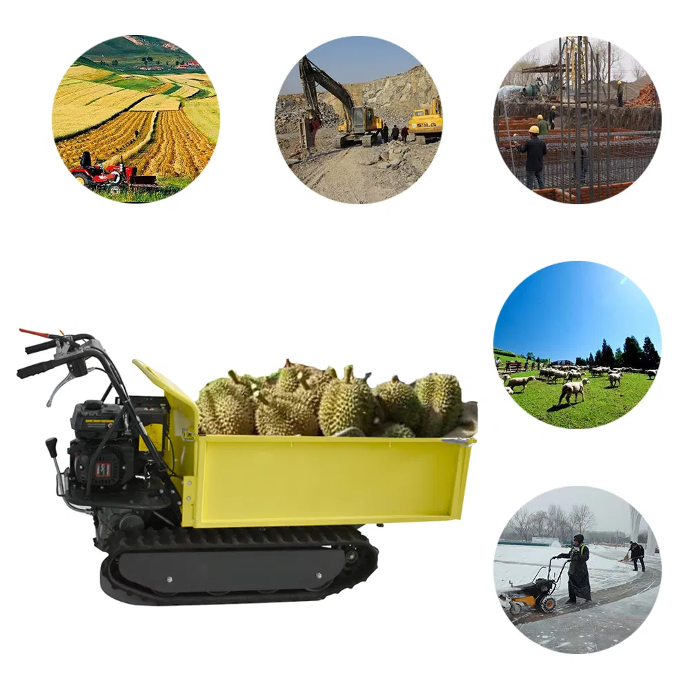 4WD Drive Mudder Concrete Site Dumper Power Wheel Barrow Buggy Boaz Mini Dumper