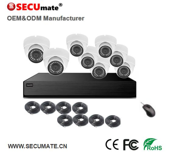 5MP 8 Channel CCTV Security System Poe NVR Kit with 8X 5MP Camera