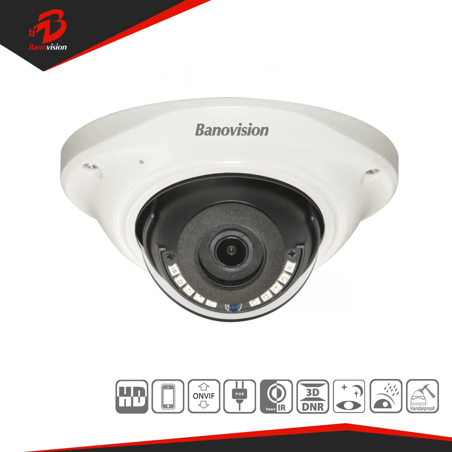 5MP CCTV Security Surveillance Network IP Dome Camera