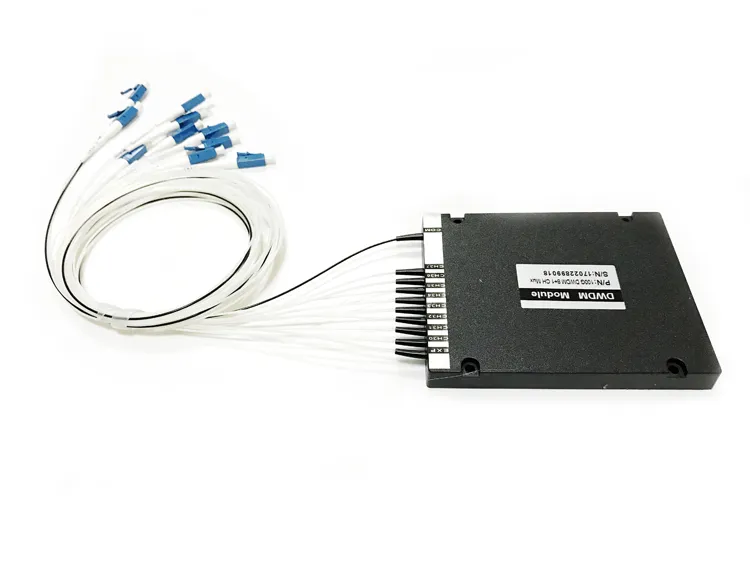 8+1CH 0.9mm LC/PC ABS Box Mux/Demux Optic DWDM