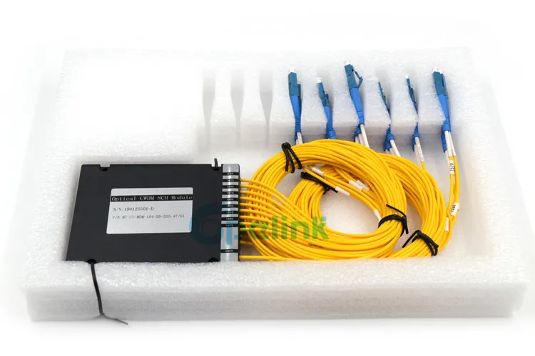 8+1CH 2.0mm LC/Upc ABS Box Optical CWDM Mux/Demux Module