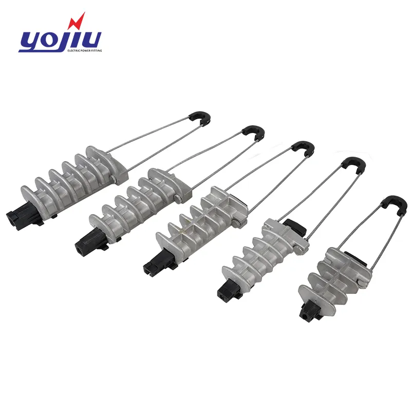 Aluminum Alloy Overhead Line Metal Dead End Cable Tension Clamp