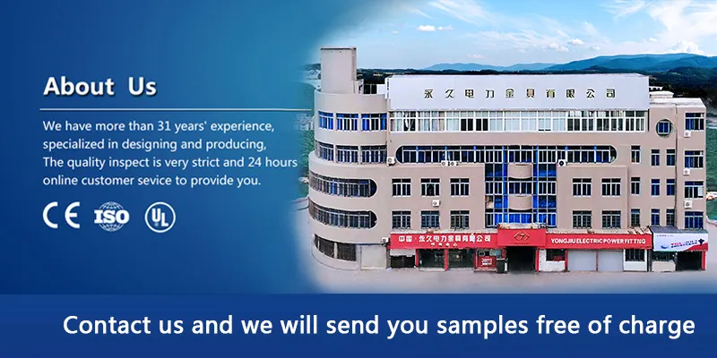 Aluminum Alloy Overhead Line Metal Dead End Cable Tension Clamp