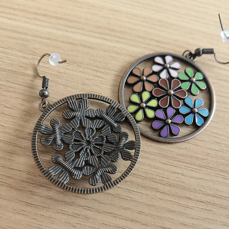 Antique Copper Plated Bohemian Women′ S Earrings