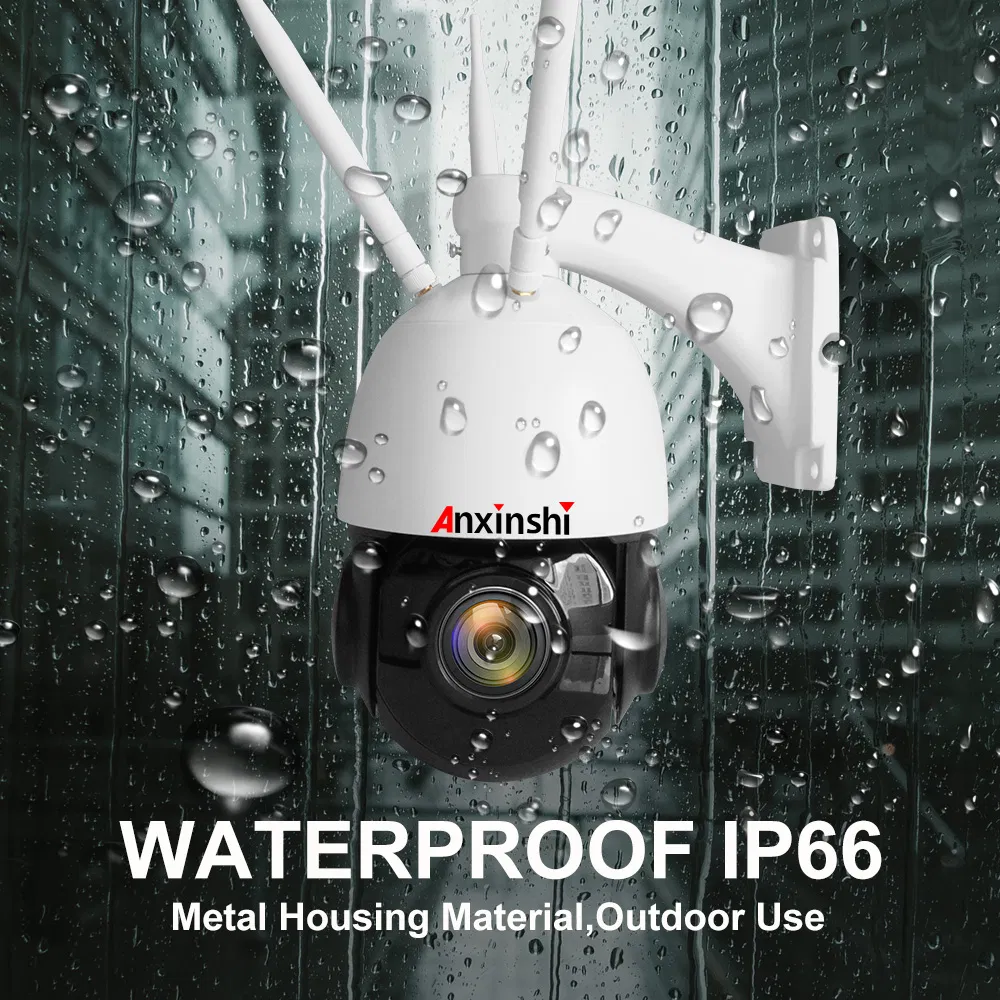 Anxinshi 5MP 3MP 2MP Starlight 4 Inch 4G WiFi PTZ IP Camera