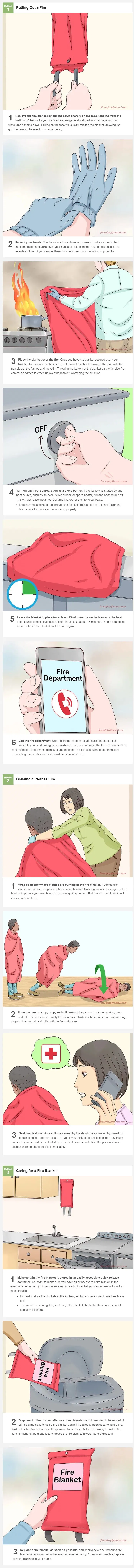 AS-FBA/B Series Emergency FireFighting Fire Blanket