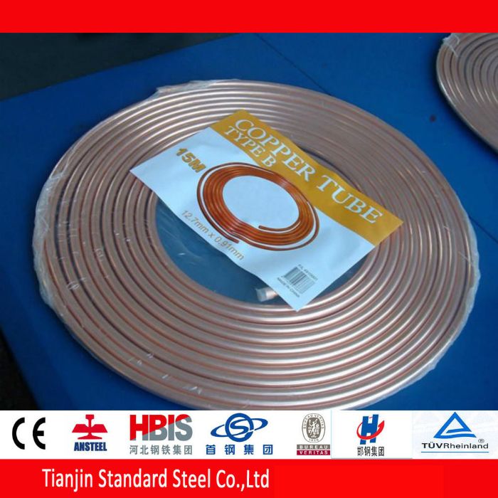 ASTM B68 Bright Annealed Seamless Copper Tube