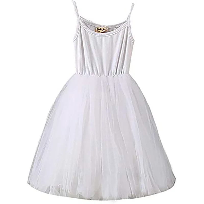 Baby Girls Tutu Dress Sleeveless Infant Toddler Sundress Tulle Bubble 3 Layers